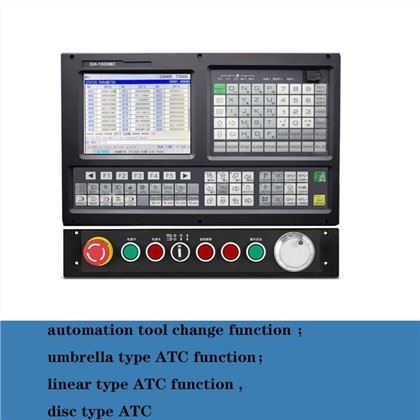 1) 3-5 Axis Fully English Type CNC lathe controller <br />								

2) 800x600 8.4 inch real color LCD displayer 	<br />					

3) Electric Turret & Binary code turret,Max: 99 pcs tools