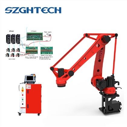 Wholesale Industrial Robot Manipulator Large Industrial Automatic Servo Motor 4 Axis 6 Axis CNC Handing Welding Robot Robotic Arm Price.
1) According to client'demand,we cancustomized to different application solution, and specification, size , different color for robot body too.
2) presently our robot system support the Russian and Vietnamese language.