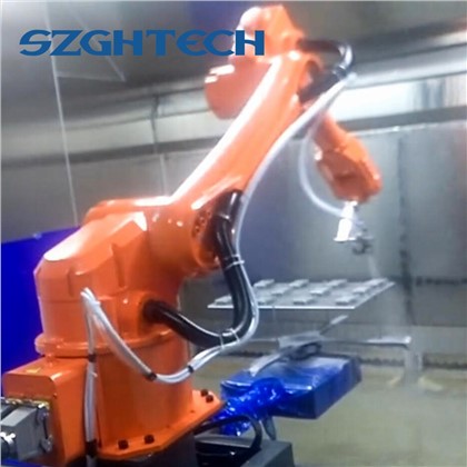 SZGH-P1950-B-6 is a painting robot produced by company. Featuring dust-proof, waterproof and certain advantages in motion range, it is generally used in applications with adverse painting environment and helps improve the employment and working environment of an enterprise significantly.